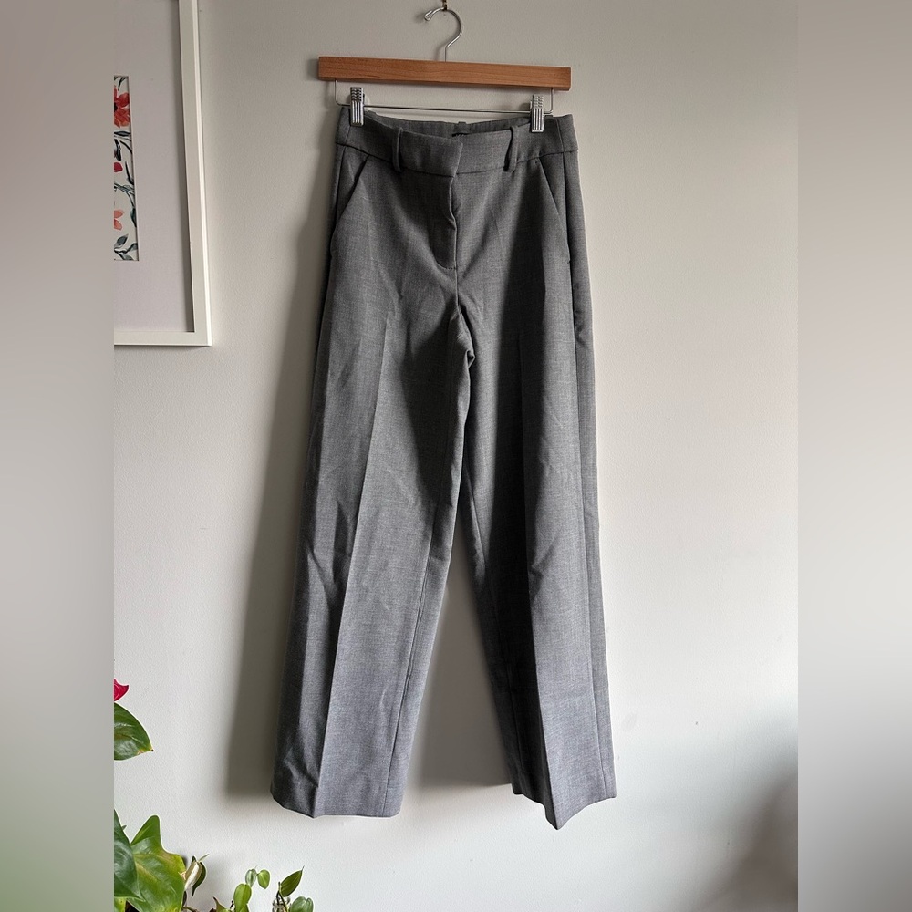 J Crew Sydney Trouser Pants Grey Work Office Attire